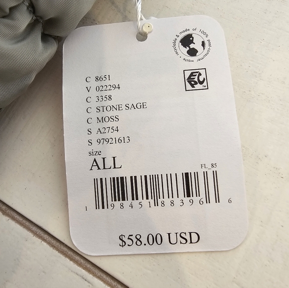 *NWT*  FREE PEOPLE Quilted Baby Carryall Sling Bag  *SAGE STONE - Picture 8 of 12